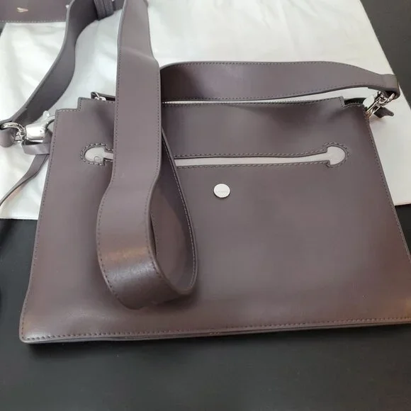 Lodis Downtown Dalia LAcXb CMT Italian Leather RFID Crossbody Bag - Picture 6 of 13